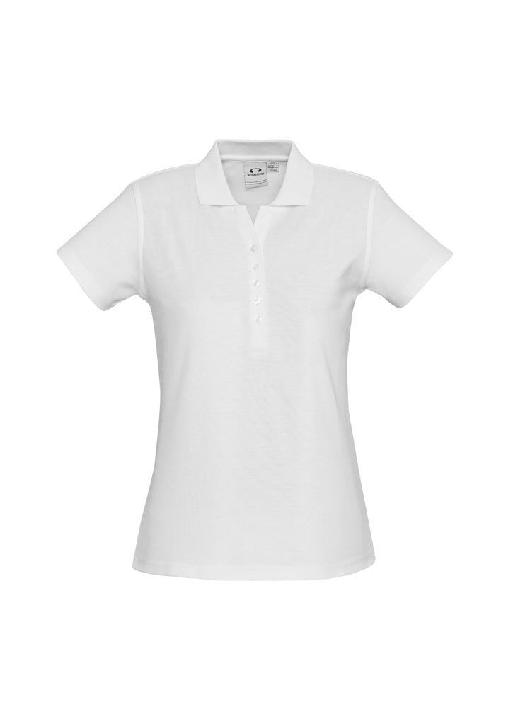 Biz Womens Crew Polo P400LS