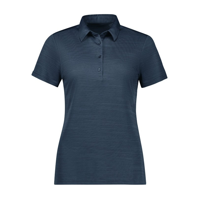 Biz Orbit Womens Short Sleeve Polo P410LS in Navy