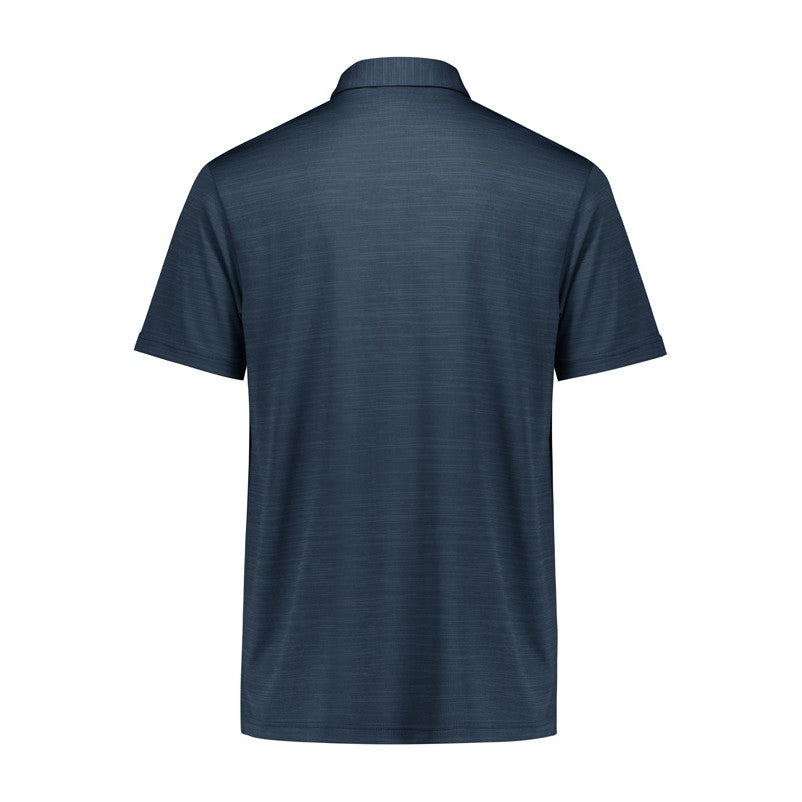 Biz Orbit Mens Short Sleeve Polo P410MS in Navy, view 2