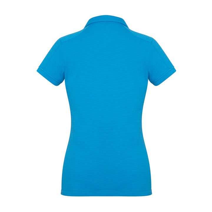 Biz Womens Profile Polo P706LS in Cyan