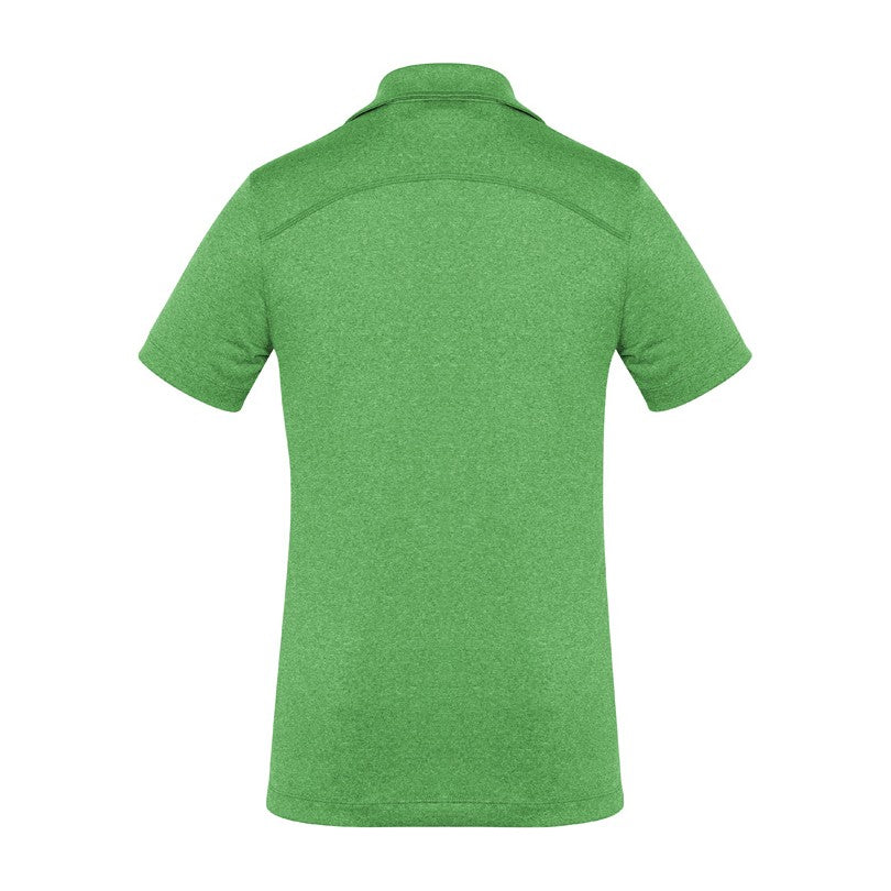 Biz Aero Womens Short Sleeve Polo P815LS in Lime, view 2