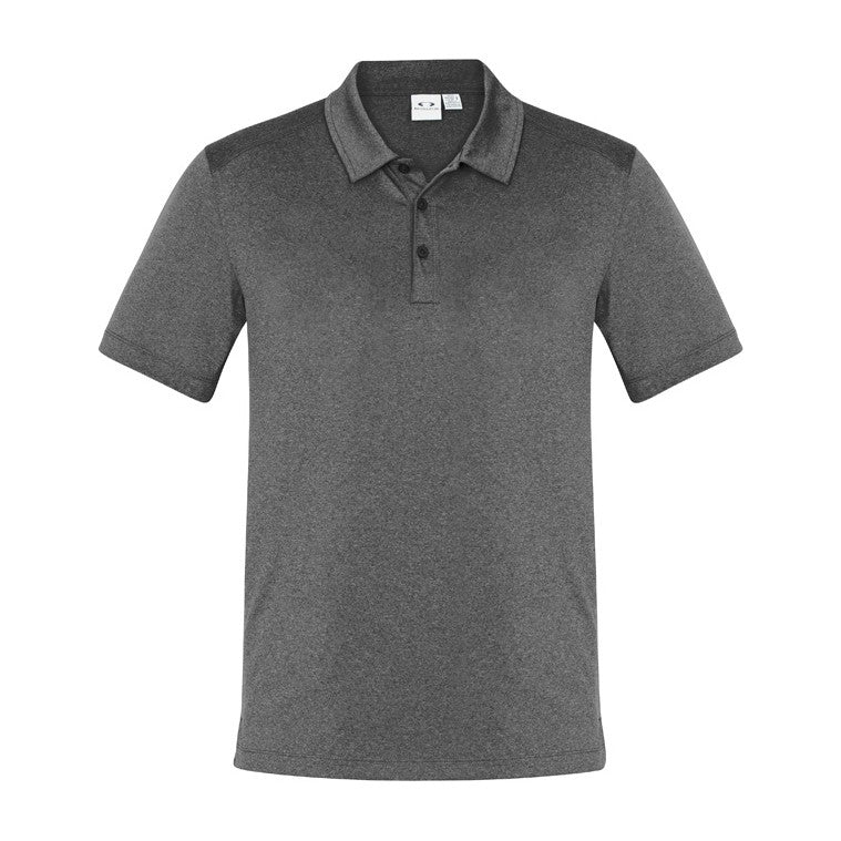 Biz Aero Mens Short Sleeve Polo P815MS in Black Marle