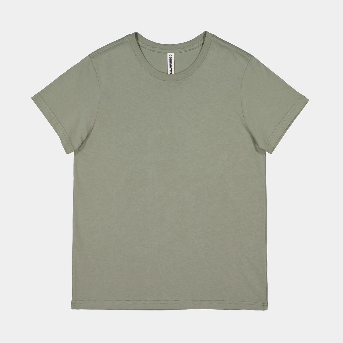 GOODMATES Womens Basis Short Sleeve Tee X1001W in Pistachio