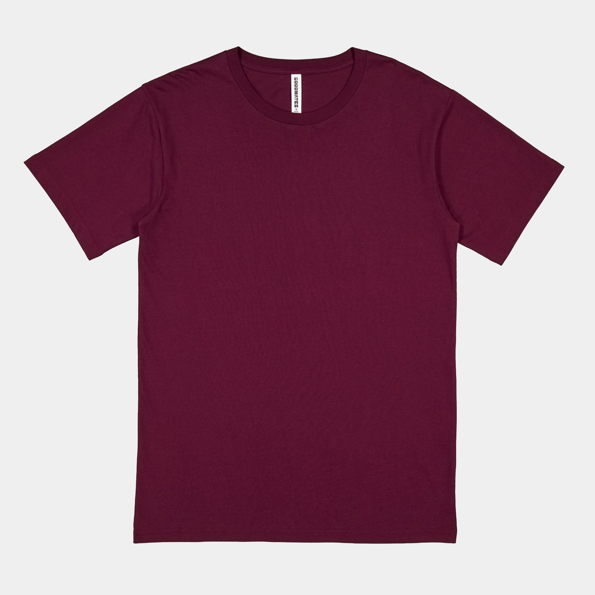 GOODMATES Mens Basis Short Sleeve Tee X1001M in Plum