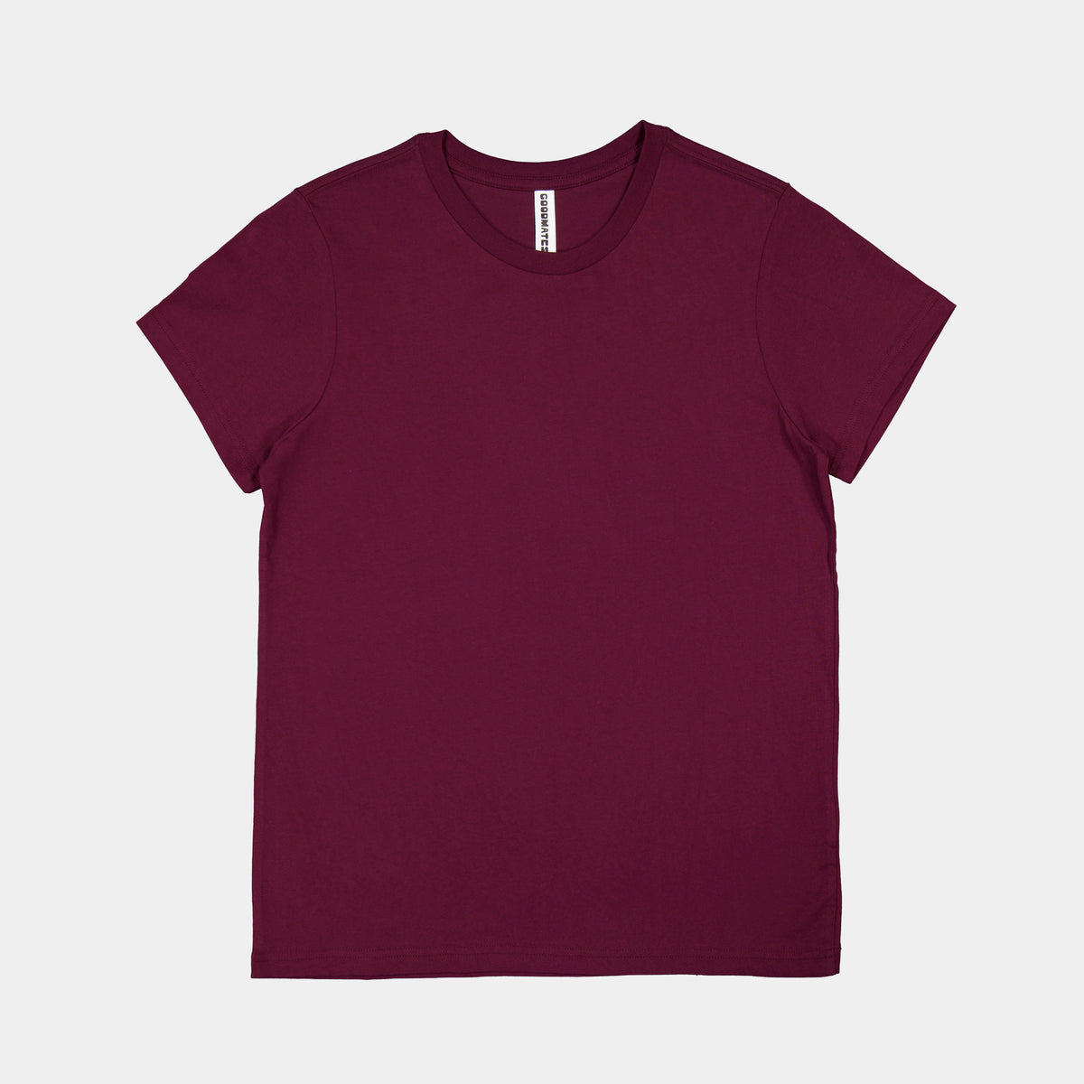 GOODMATES Womens Basis Short Sleeve Tee X1001W in Plum