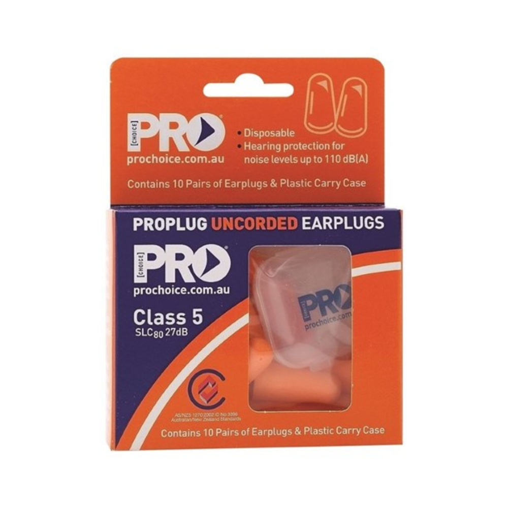 PRO Choice Probullet Uncorded Earplugs (10 Pack)