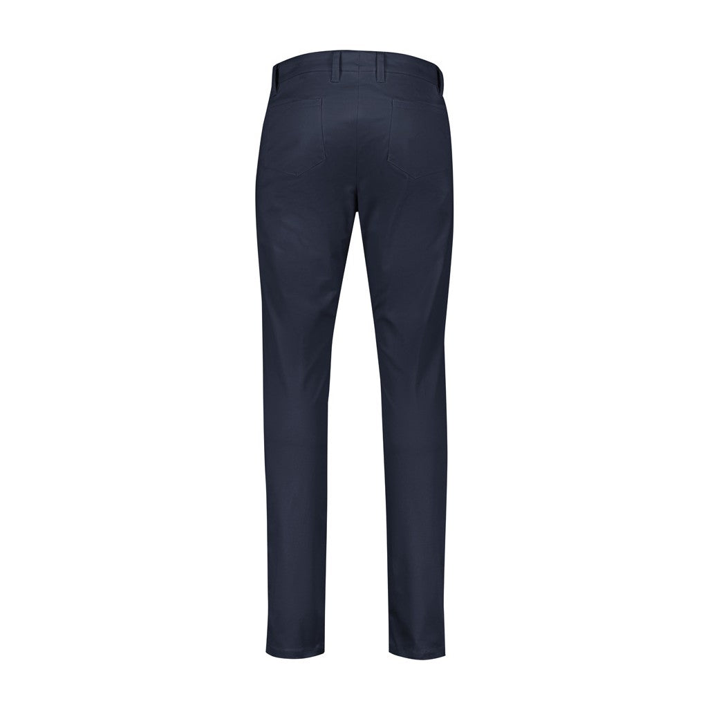 Biz Corporates Traveller Mens Tapered Stretch Chino Pant RGP263M in Navy, view 2
