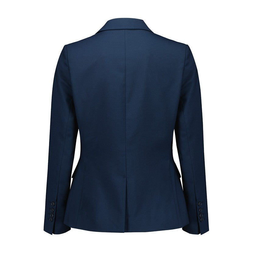 Biz Corporates Renew Womens Single Button Mid Length Jacket RJ401L in Navy Dusk, view 2