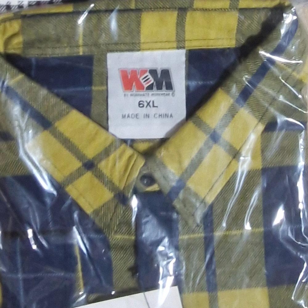 Ritemate Closed Front Flannelette Shirt 6XL