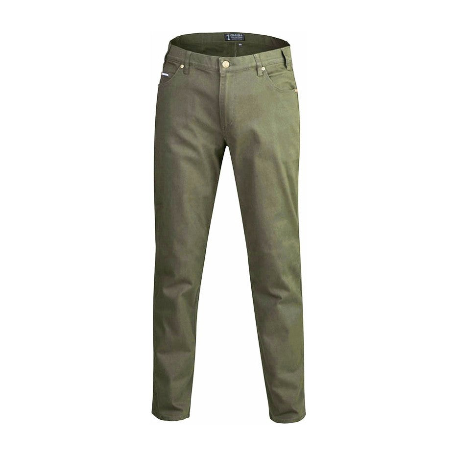 Pilbara Mens Cotton Stretch Jean RMPC014 in Seagrass