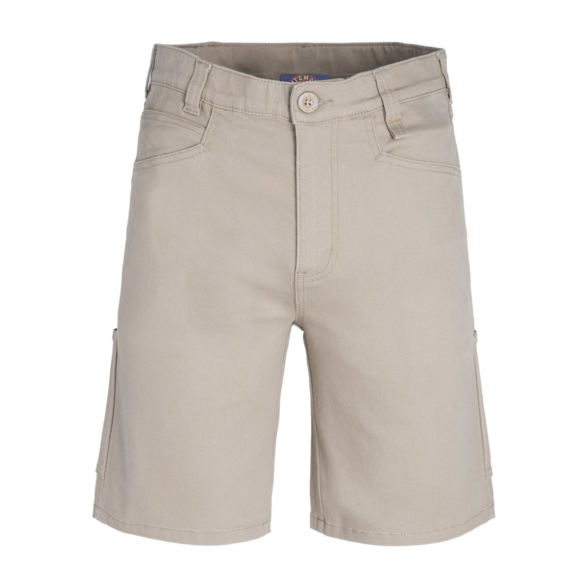 RMX Flexible Fit Mid Leg Utility Shorts RMX001S in Tan