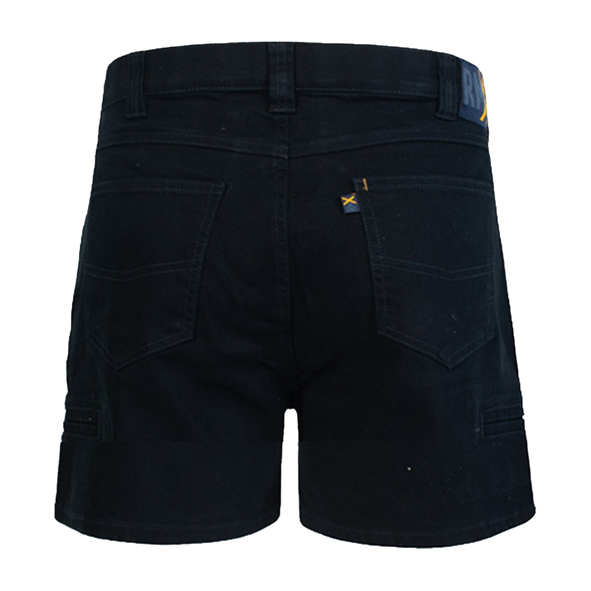 RMX Flexible Fit Short Leg Utility Shorts RMX008S in Dark Navy, back view
