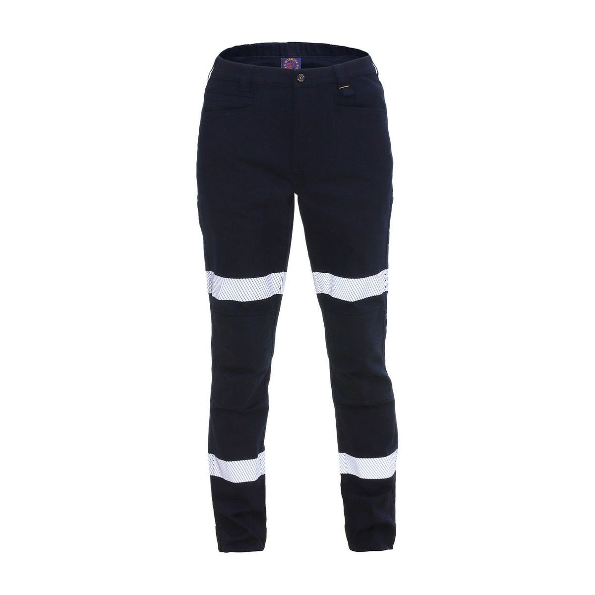 RMX Womens Flexible Fit Utility Trousers Reflective RMX018R in Dark Navy