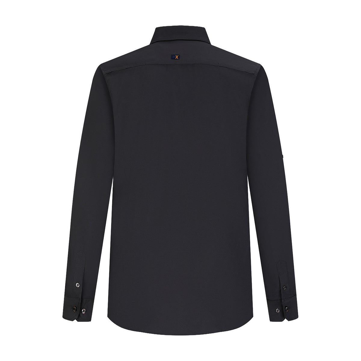 RMX Light Weight Ripstop Shirt RMX019 in Charcoal, back view