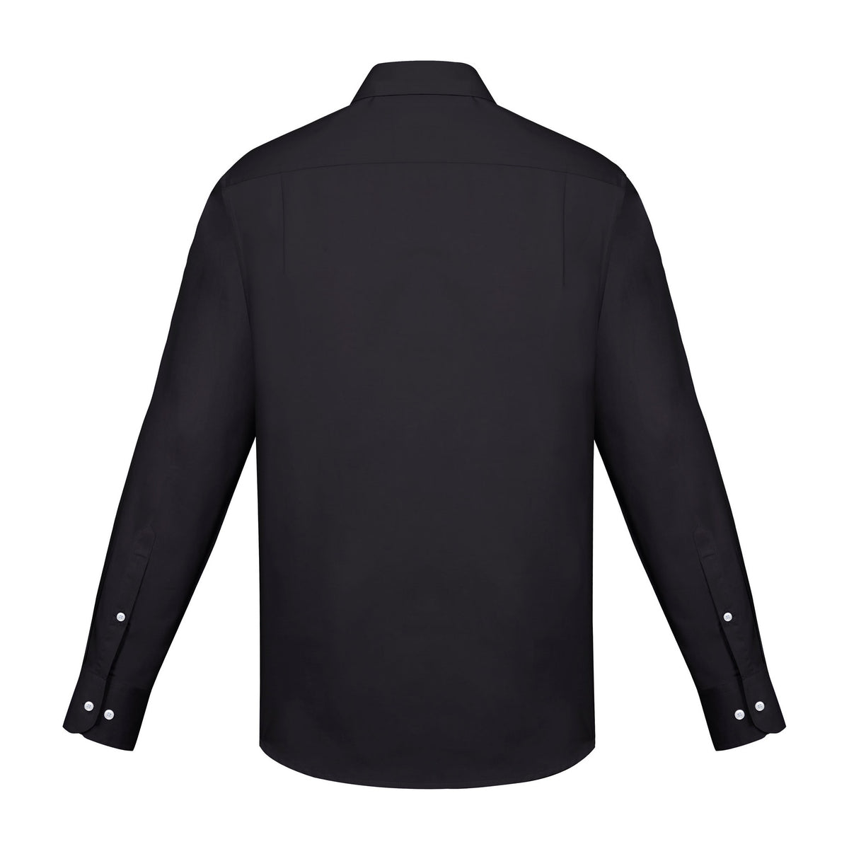 Biz Corporates Charlie Mens Classic Fit Long Sleeve Shirt RS968ML in Black, view 2