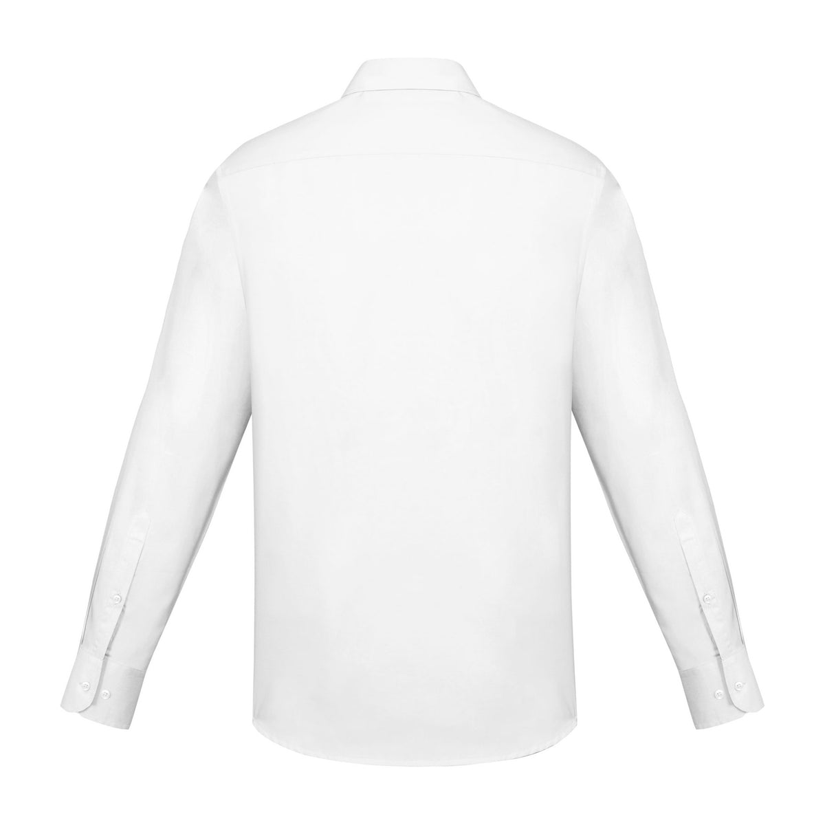 Biz Corporates Charlie Mens Slim Fit Long Sleeve Shirt RS969ML in White, view 2