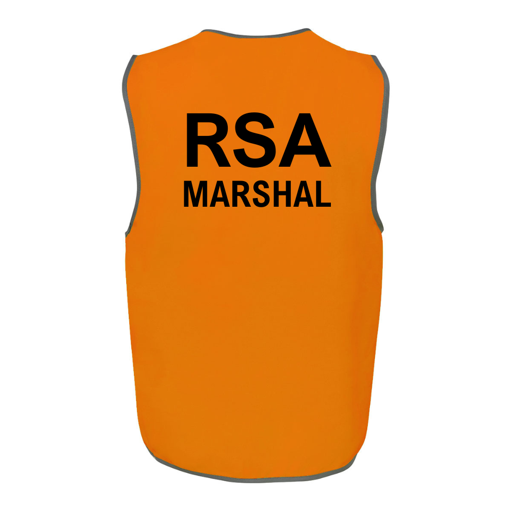 RSA Marshal Hi Vis Safety Vest