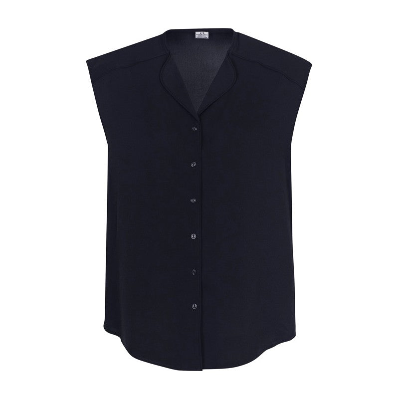 Biz Lily Womens Blouse S013LS in Ink