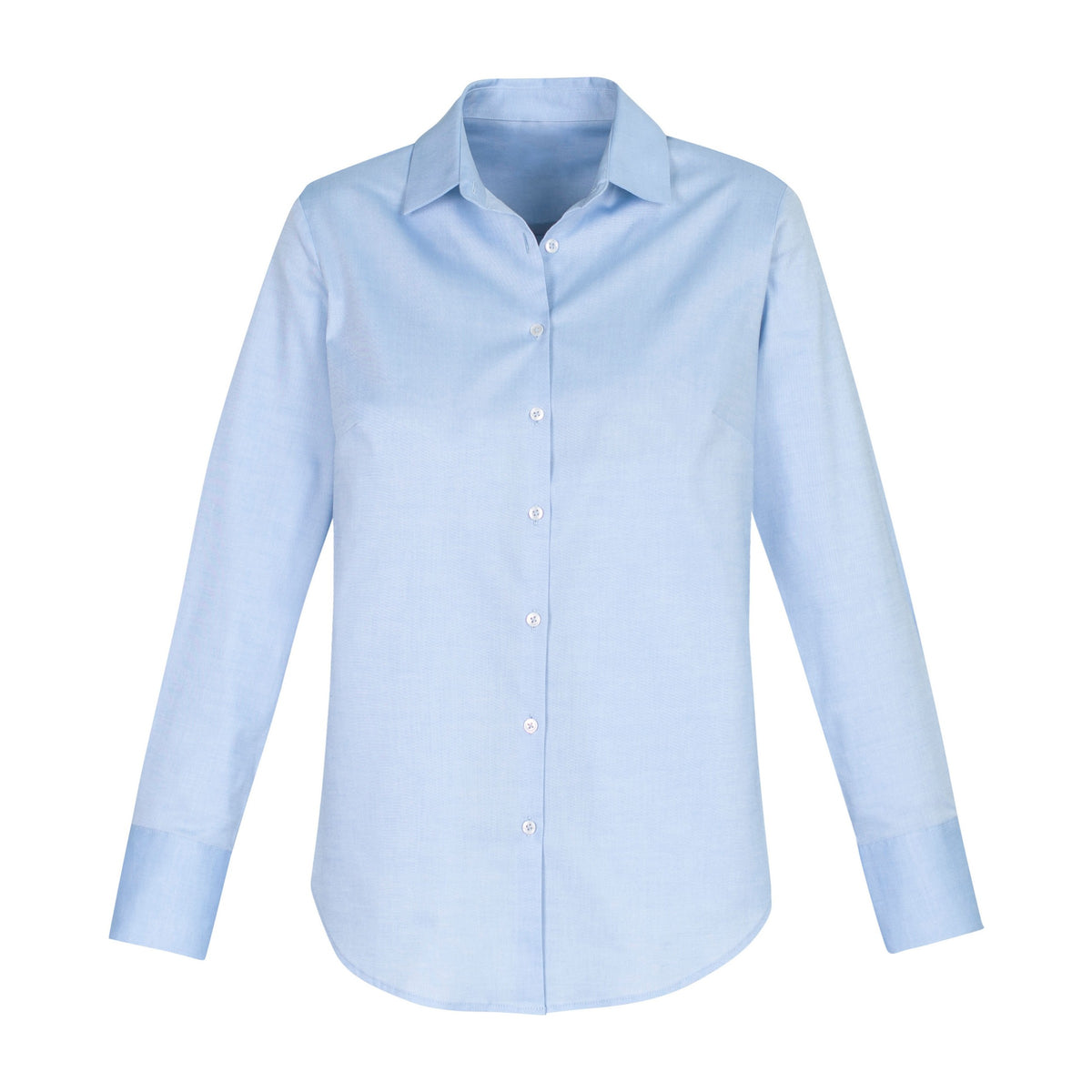 Biz Camden Womens Long Sleeve Shirt S016LL in Blue