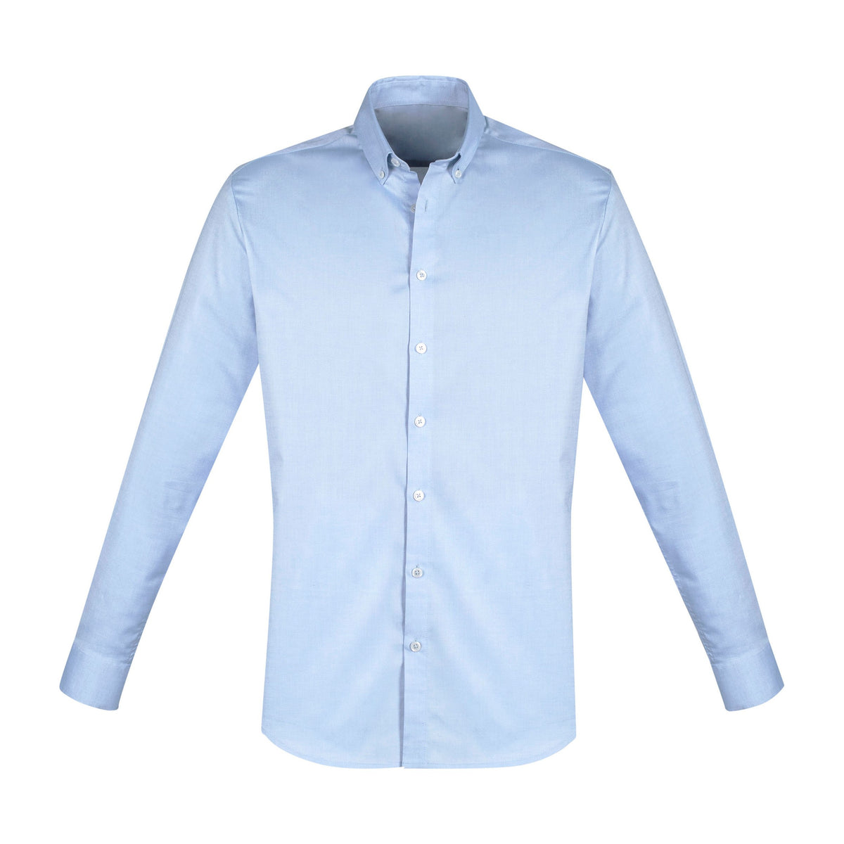 Biz Camden Mens Long Sleeve Shirt S016ML in Blue