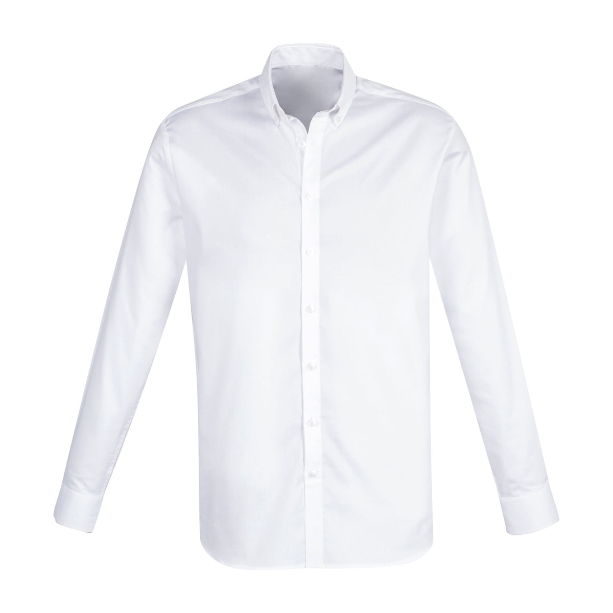 Biz Camden Mens Long Sleeve Shirt S016ML in White