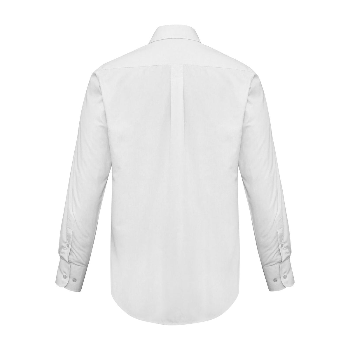 Biz Base Mens Long Sleeve Shirt S10510 in White, view 2