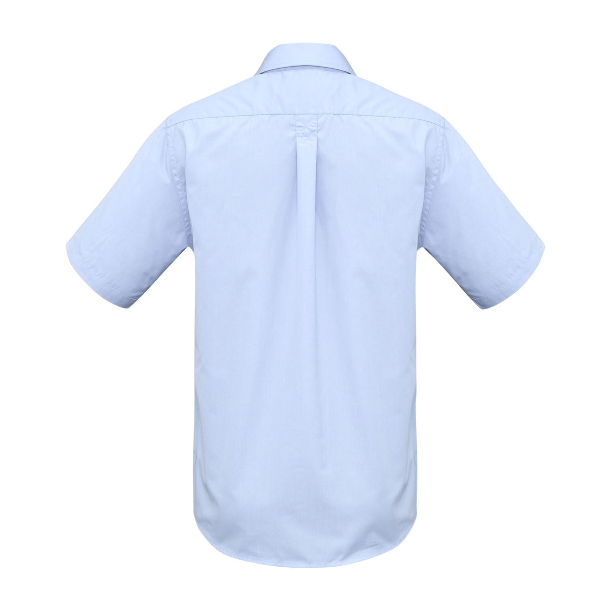 Biz Base Mens Short Sleeve Shirt S10512 in Blue, view 2