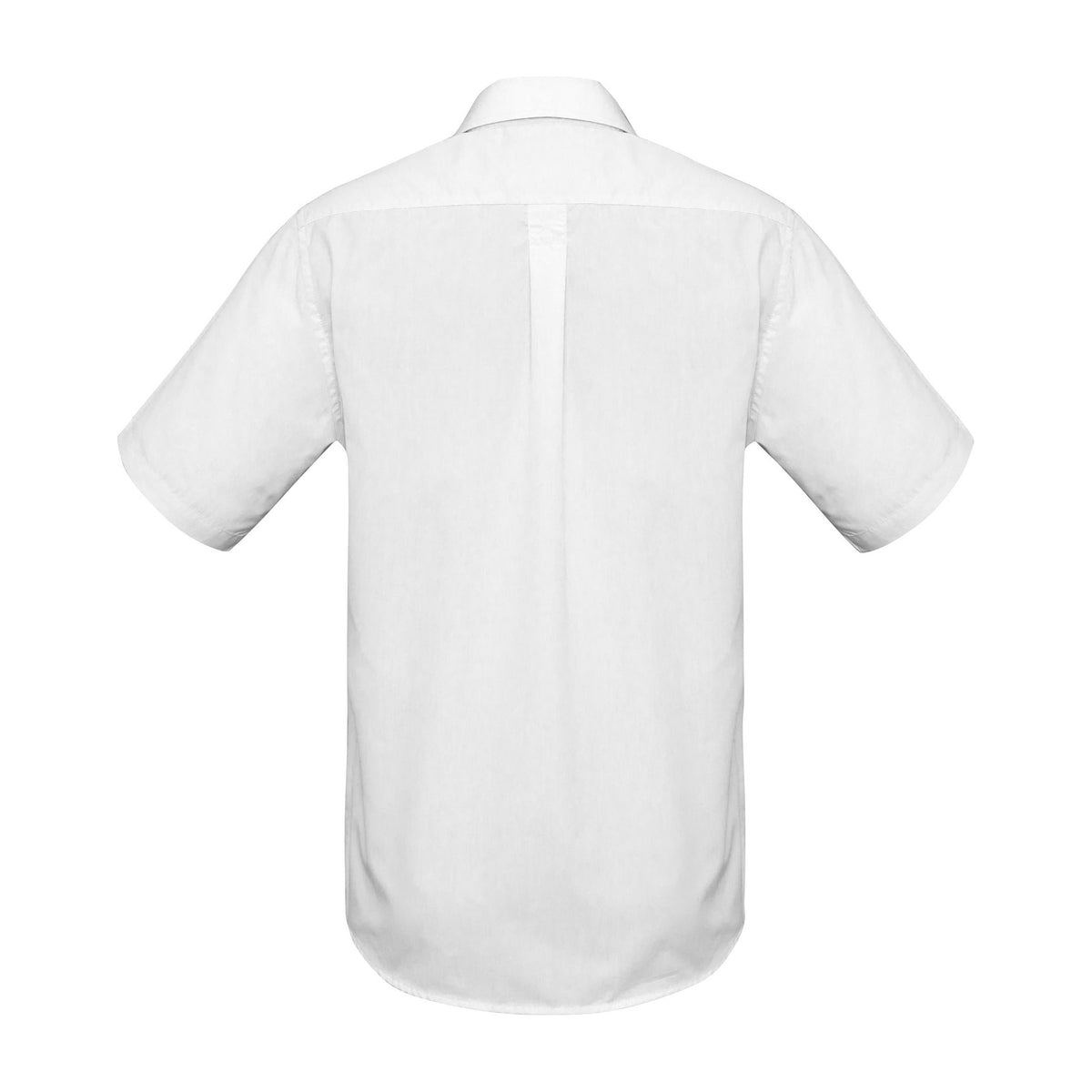 Biz Base Mens Short Sleeve Shirt S10512 in White, view 2
