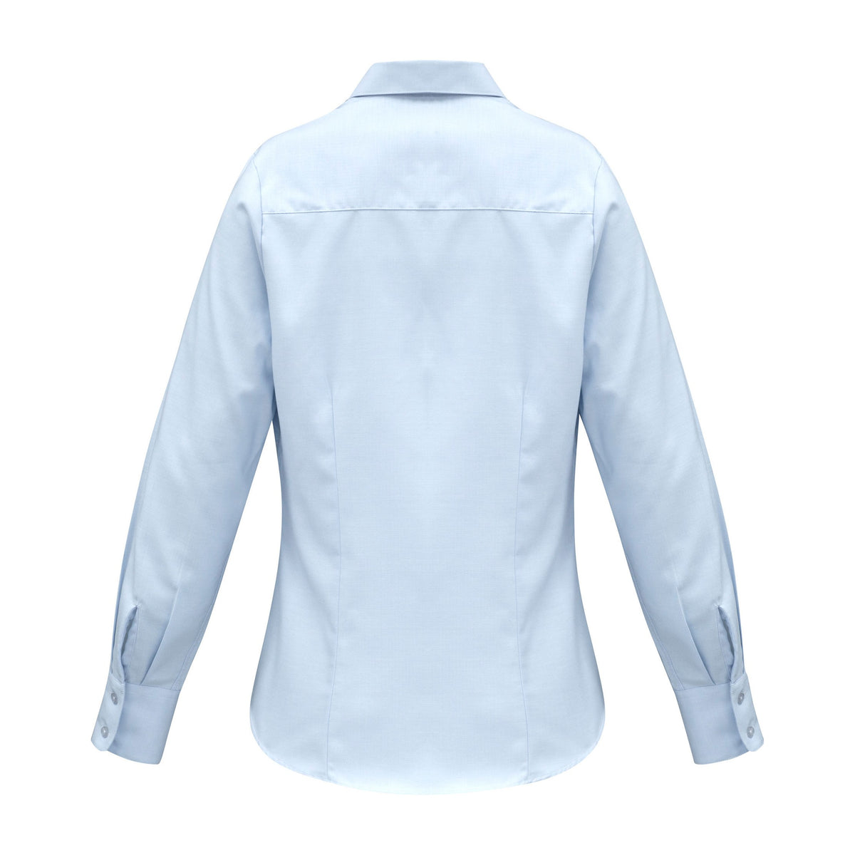 Biz Luxe Womens Long Sleeve Shirt S118LL in Blue, view 2