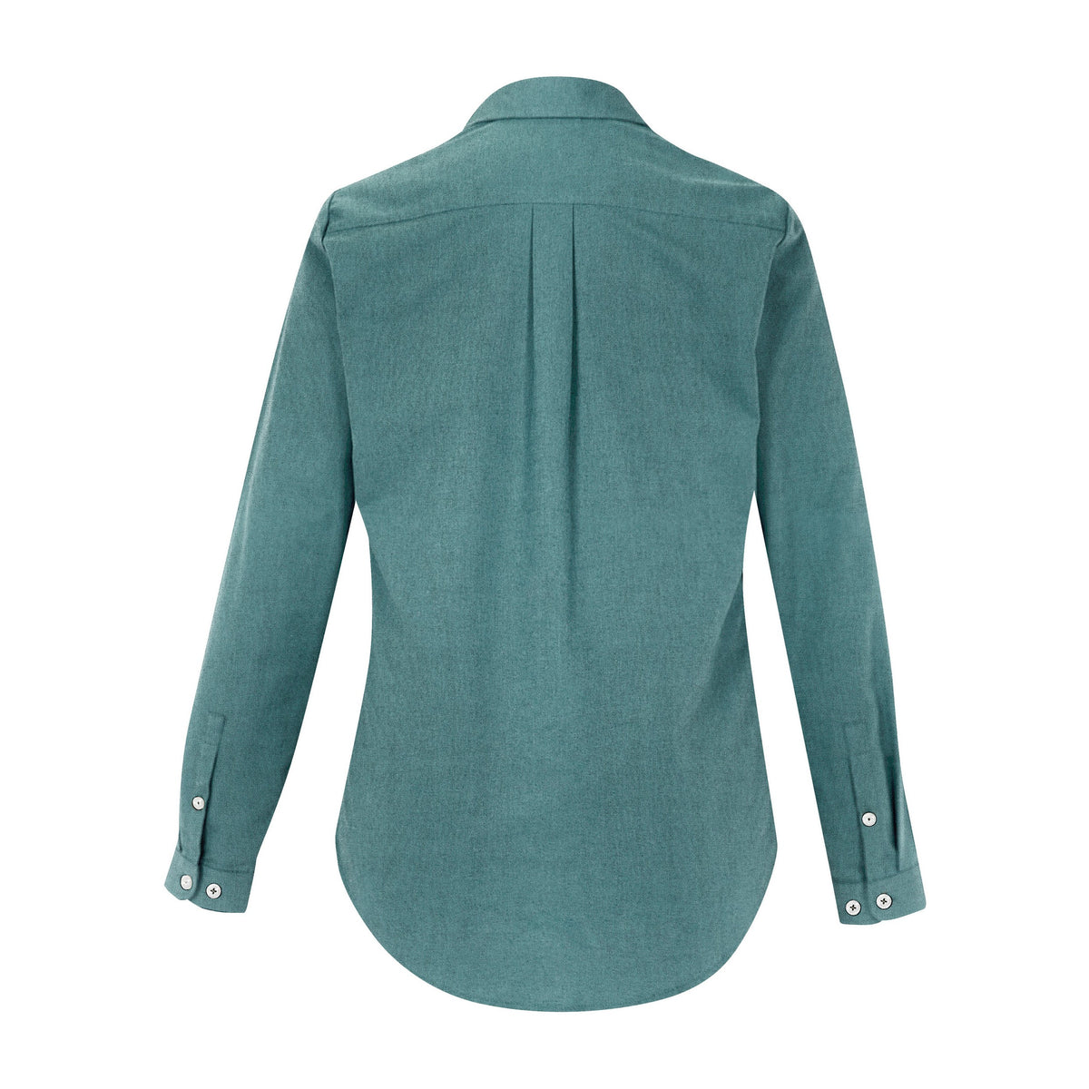 Biz Memphis Womens Long Sleeve Shirt S127LL in Jasper Green, view 2