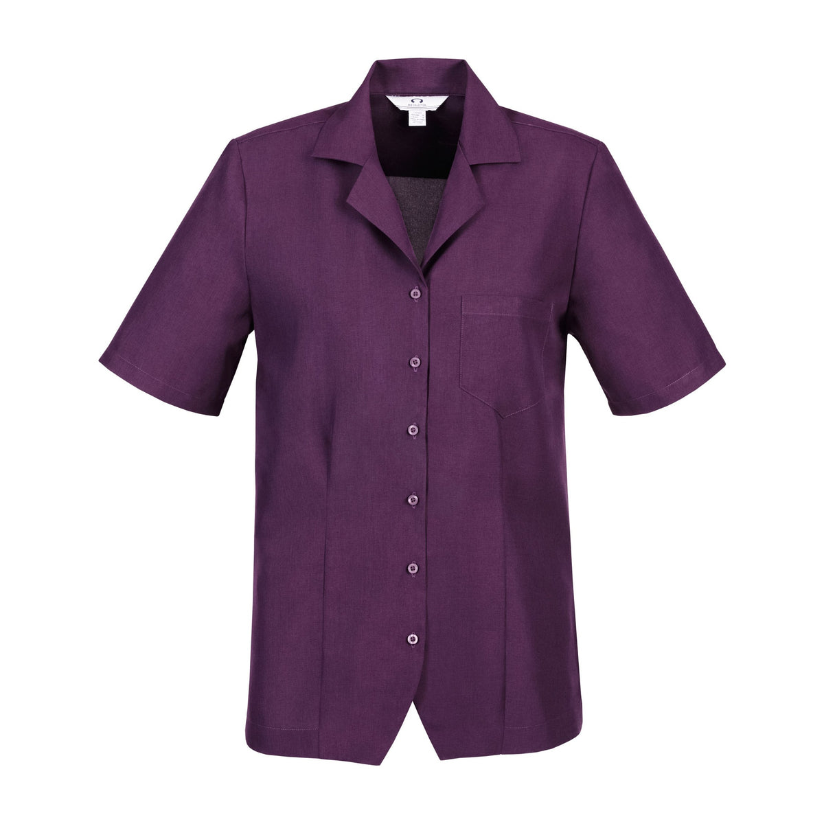 Biz Oasis Womens Overblouse S265LS in Grape
