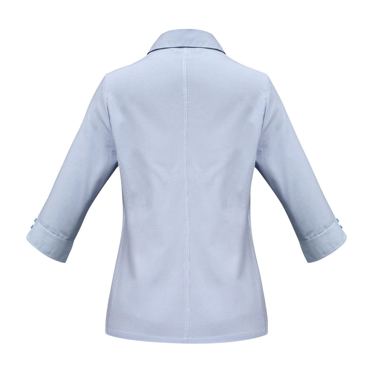 Biz Ambassador Womens 3/4 Sleeve Shirt S29521 in Blue, view 2