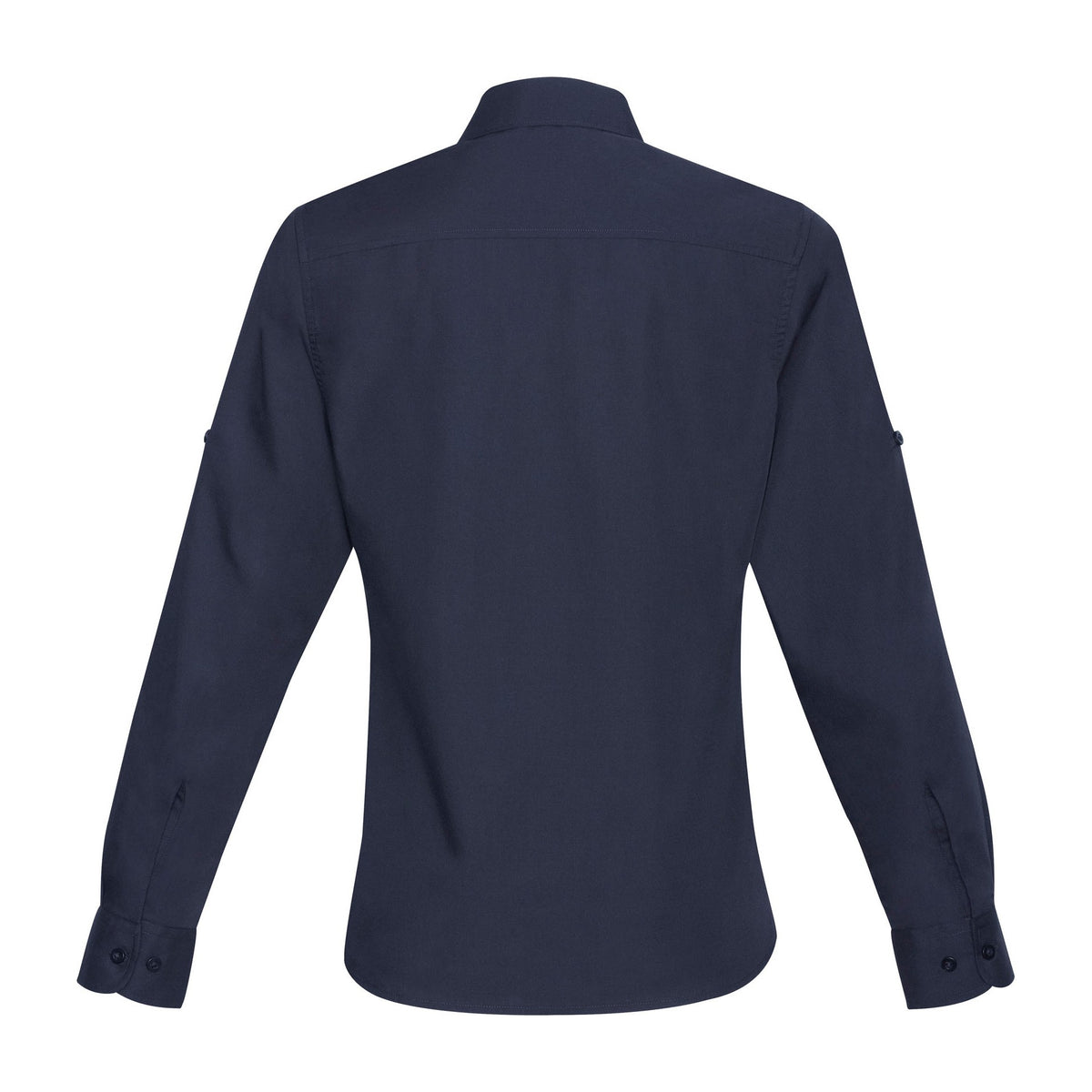 Biz Bondi Womens Long Sleeve Shirt S306LL in Navy, view 2