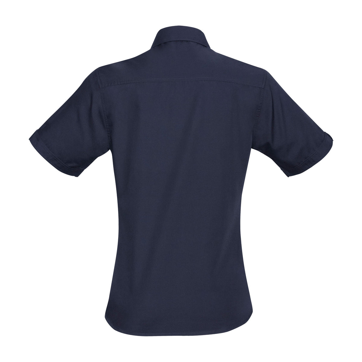 Biz Bondi Womens Short Sleeve Shirt S306LS in Navy, view 2
