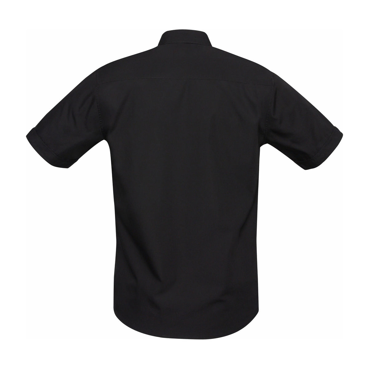 Biz Bondi Mens Short Sleeve Shirt S306MS in Black, view 2