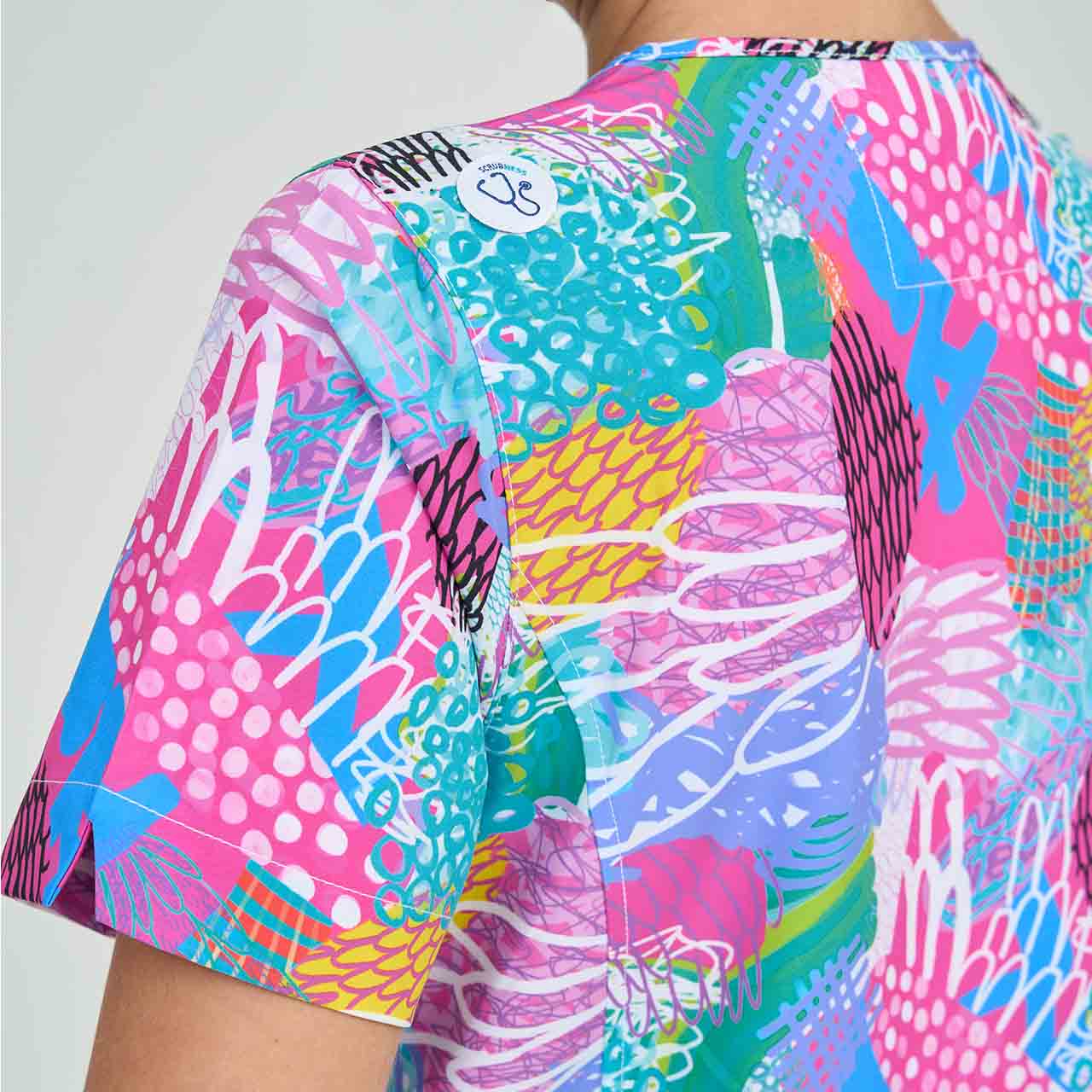 Scrubness Gliding Bunjil Scrub Top SN0041