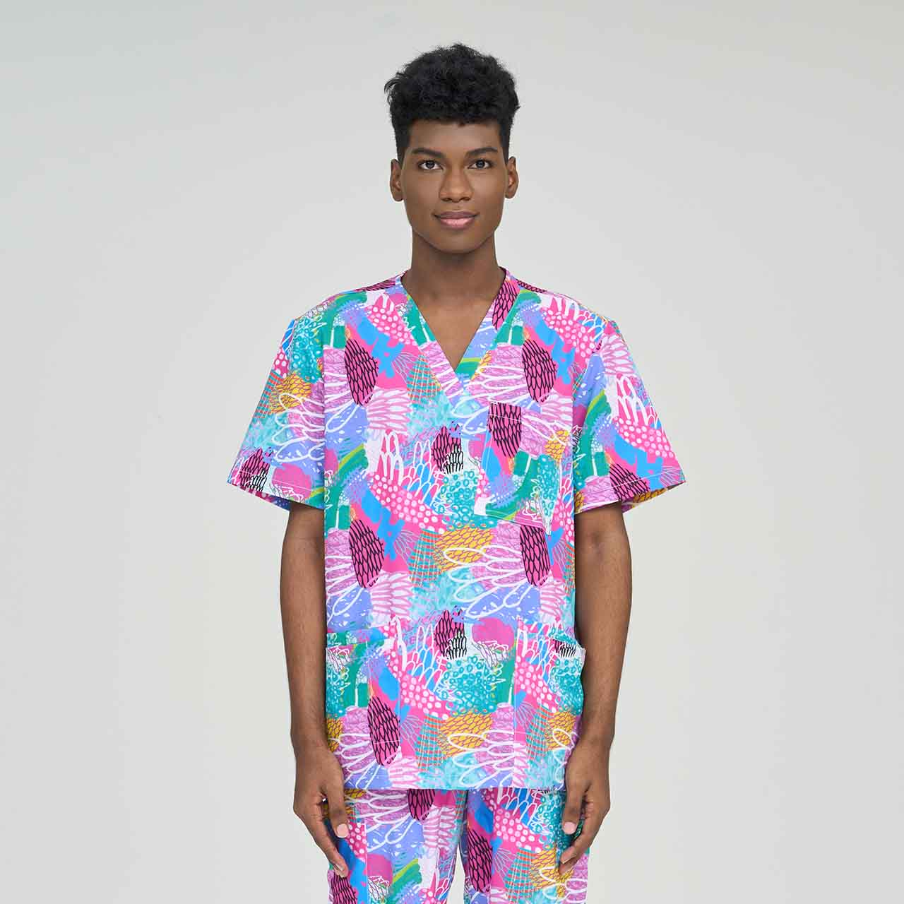 Scrubness Gliding Bunjil Inclusive Scrub Top SN0043