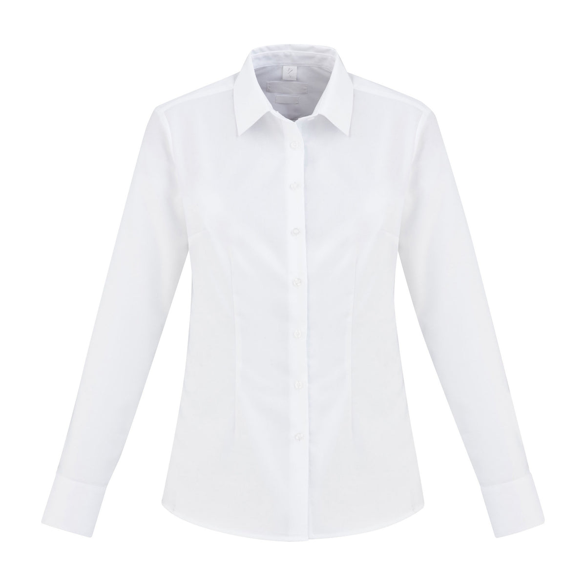 Biz Regent Womens Long Sleeve Shirt S912LL in White