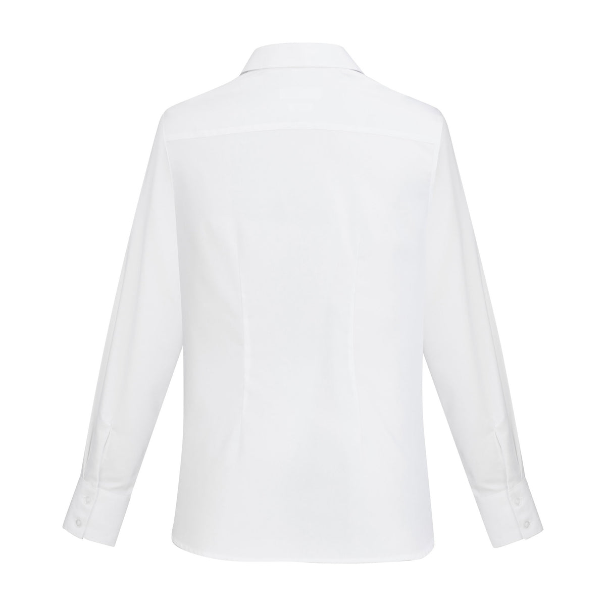 Biz Regent Womens Long Sleeve Shirt S912LL in White, view 2