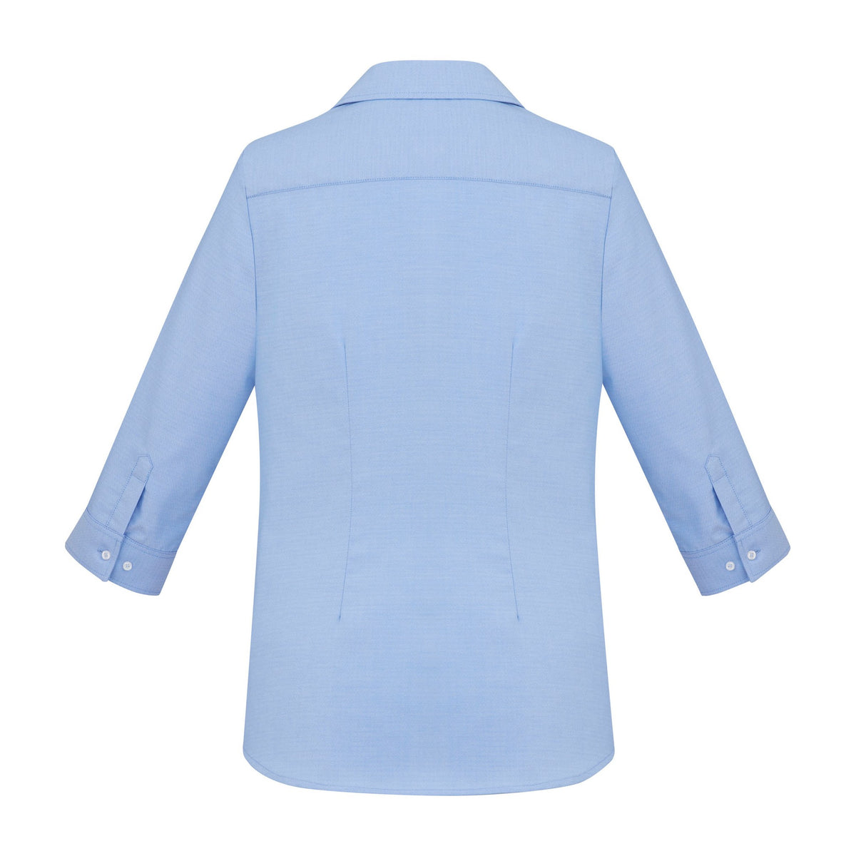 Biz Regent Womens 3/4 Sleeve Shirt S912LT in Blue, view 2