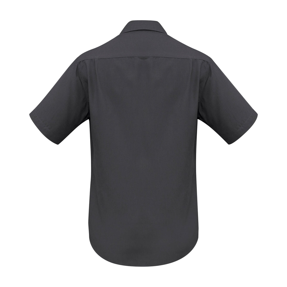 Biz Oasis Mens Short Sleeve Shirt SH3603 in Charcoal, view 2