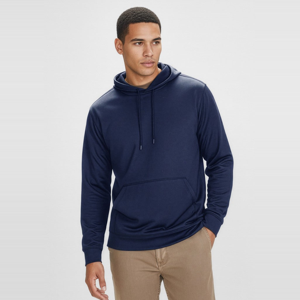 Biz Hype Mens Hoodie SW239ML in Navy, worn by model