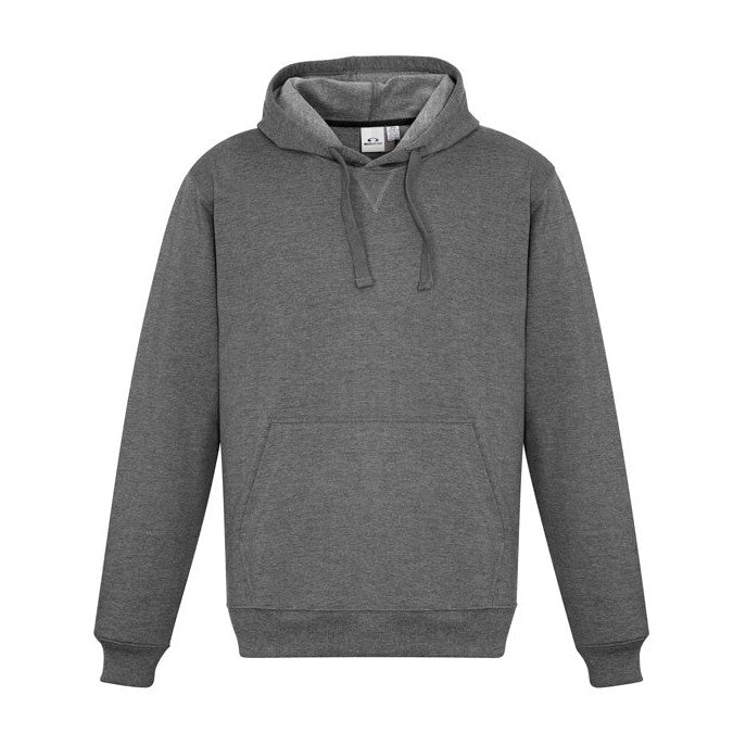Biz Mens Crew Hoodie SW760M in Grey Marle