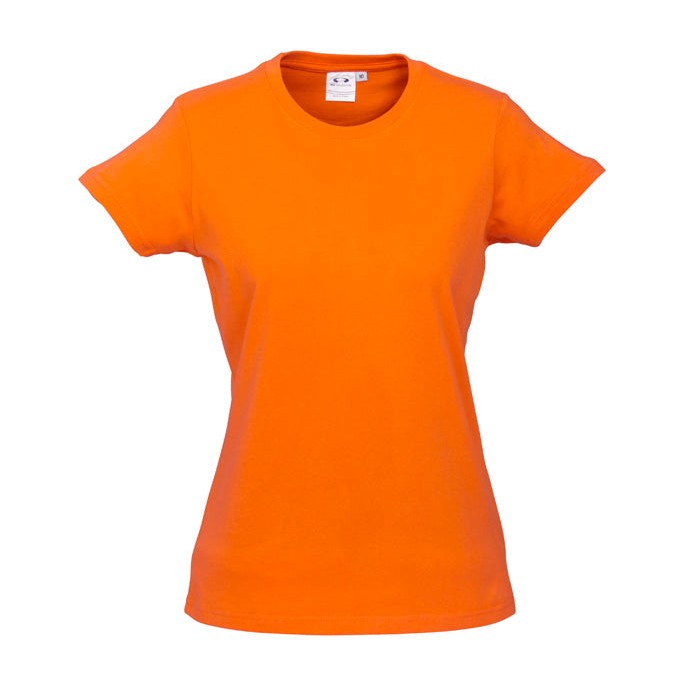 Biz Womens Ice Tee T10022 in Orange