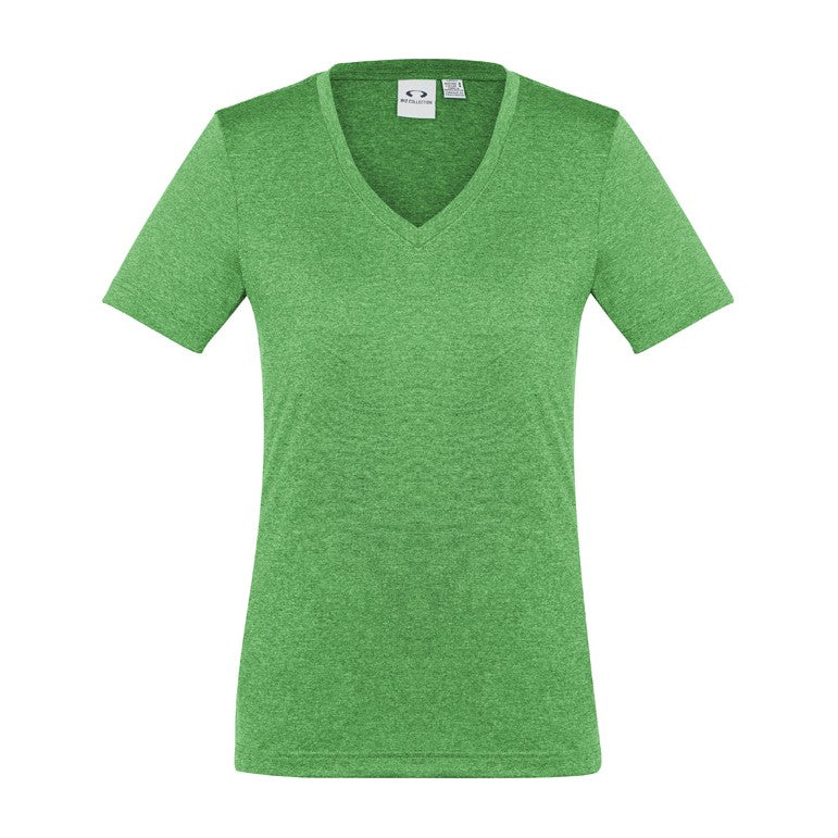 Biz Aero Womens Short Sleeve Tee T800LS, worn by model