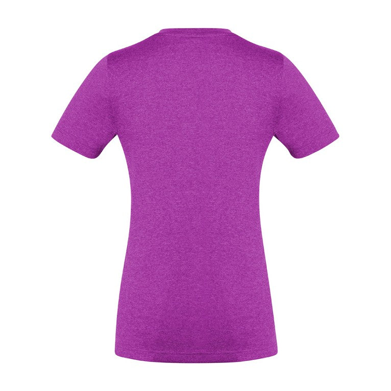 Biz Aero Womens Short Sleeve Tee T800LS in Magenta, view 2