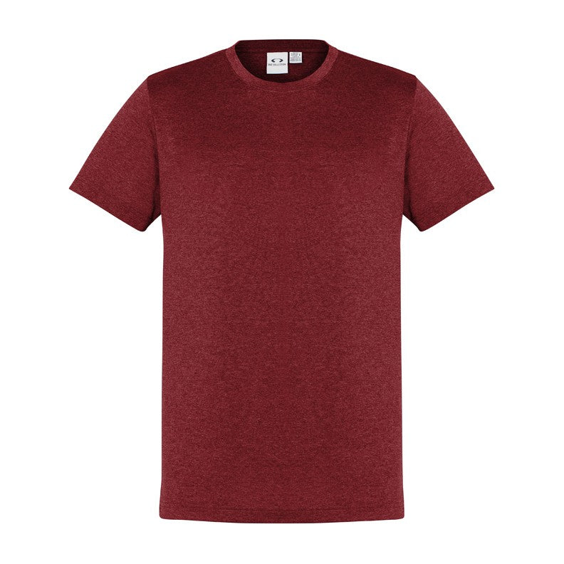 Biz Aero Mens Short Sleeve Tee T800MS in Red