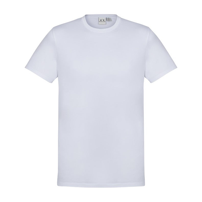 Biz Aero Mens Short Sleeve Tee T800MS in White