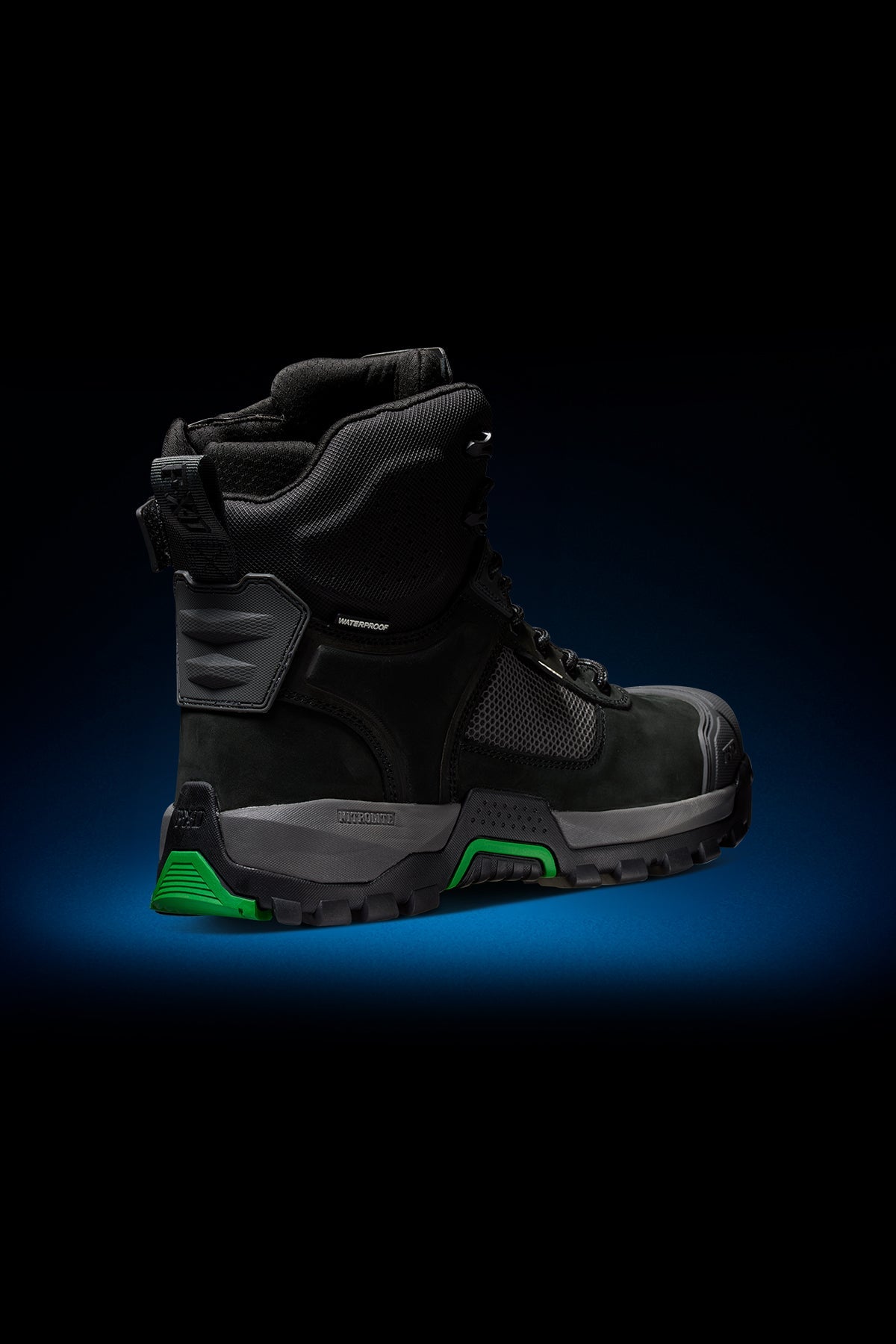 FXD WB-1WP Waterproof Nitrolite Work Boot in Black, view 3