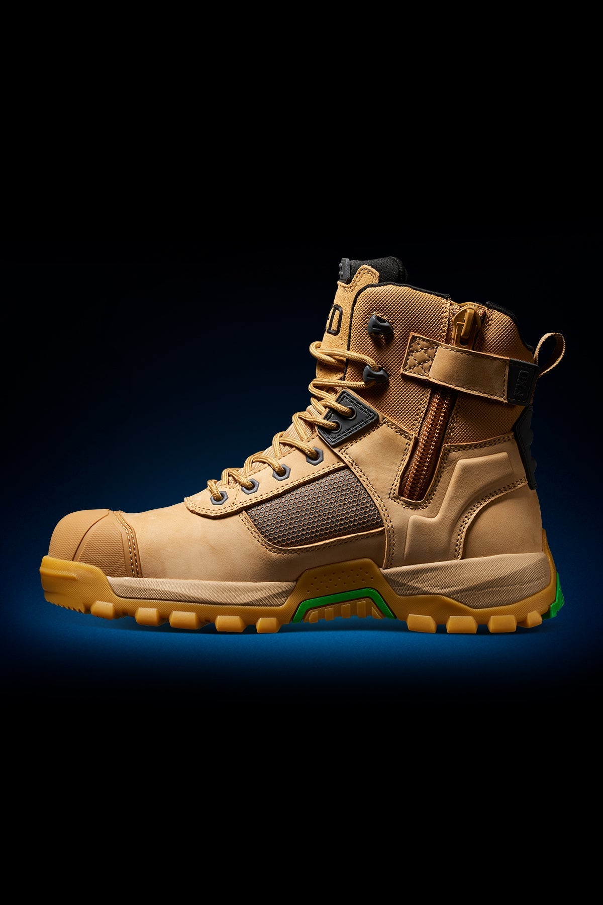 FXD WB-1WP Waterproof Nitrolite Work Boot in Wheat, view 2
